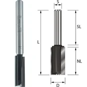 ENT utorni rezkar HW, 10 x 30 mm, l 90 mm