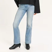 Cropp - Farmerke bootcut - PLAVA