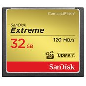 SANDISK spominska kartica CF Compact Flash Extreme 32GB, 60MB/s