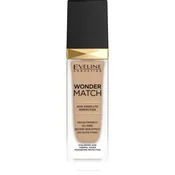 Eveline Cosmetics Wonder Match dolgoobstojni tekoči puder s hialuronsko kislino odtenek 30 Cool Beige 30 ml