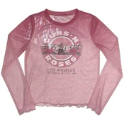 Guns N Roses Bullet Seal (Mesh) Pink L Ženske Majica