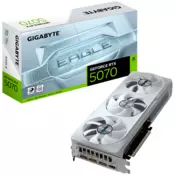 GIGABYTE GeForce RTX 5070 EAGLE OC ICE SFF 12G GDDR7 grafična kartica, PCIe 5.0, 1xHDMI 2.1b, 3xDisplayPort 2.1b - GV-N5070EAGLEOC ICE-12GD
