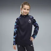 PUMA Premier League Reactivity Quarter-Zip Top Youth, Clothing, Navy/White/Hero Blue, 5-6Y
