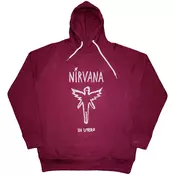 Nirvana In Utero Outline Maroon Red XS Kapuco