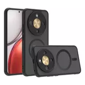 Hibridni ovitek HaloFrost II MagSafe za Honor Magic8 Lite - black