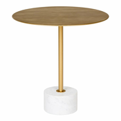 Kovinska okrogla stranska mizica o 51 cm Lecco – House Nordic