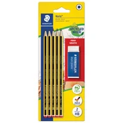 SVINČNIK GRAFITNI HB NORIS PK5 PLUS GUMICA STAEDTLER 120 A SBKD BLISTER