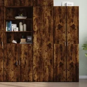 Visoka omara dimljeni hrast 50x42,5x185 cm inženirski les