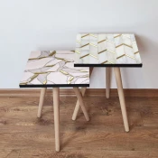 Hanah Home Set klub stocica 2Shp490, 2 komada, Beli