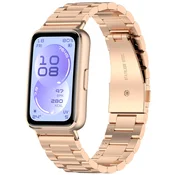 Silikonski pas Techsuit W010 za Huawei Band 11/Band 11 Pro - roza