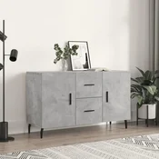 Vidaxl vidaXL Predalnik, betonsko siv, 100x36x60 cm, material na osnovi lesa