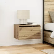 Wall-mounted nocni ormaric s ladicama 2 pcs Umjetnicki hrast