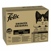 Jumbo pakiranje Felix Classic Pouches, 120 x 85 g - Miks (tuna & polenovka)