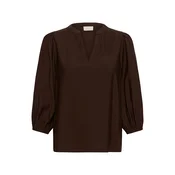 Kaffe Bluza KAAlberta temno rjava