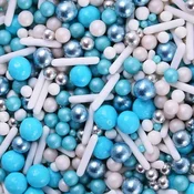 Mešanica sladkornih perl Blue Lagoon 50 g posip
