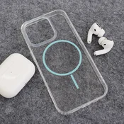 Maska za iPhone 16 Pro Max Mag Case Clear Slim plava