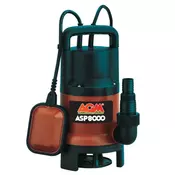 AGM potapajuca pumpa za prljavu vodu ASP-8000