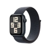 Apple Watch SE: GPS, 40mm, ohišje iz aluminija v polnočni barvi, pašček Sport Loop v barvi črnila