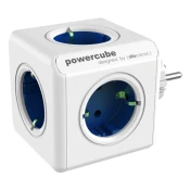 Allocacoc PowerCube Original produžni kabel, bijelo-plavi (1100BL/DEORPC)