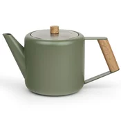 Čajnik DUET DESIGN BOSTON 1,1 l, vojska zelena, nehrđajući čelik, Bredemeijer