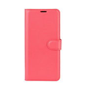 Etui Litchi za OnePlus 9 - rdeč