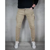 Denistar Muške pantalone 100-2548-3, Kargo, Smede