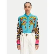 Versace Jeans Couture Srajca 78HAL2P1 Modra Regular Fit