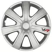 Pokrovi platišč Sumex Carbon srebna 15, 4 kosi