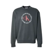 Calvin Klein Jeans Majica temno siva/rdeča/bela