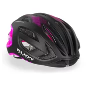 Kolesarska čelada Rudy Project Egos Black/Pink Fluo (Matte) S