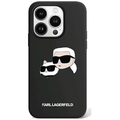 Karl Lagerfeld KLHMP15XSKCHPPLK iPhone 15 Pro Max 6.7 black hardcase Silicone Karl Choupette MagSafe (KLHMP15XSKCHPPLK)