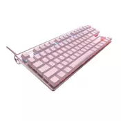 Cherry MX 8.0 svjetleca RGB igraca tipkovnica MX Red USB roza