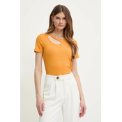 Majica kratkih rukava Morgan DVIL za žene, boja: narancasta, DVIL