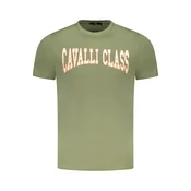 Cavalli Class Muška majica TXT61AJD060, Maslinasta
