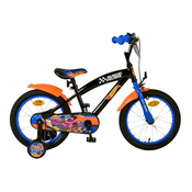 Hot Wheels bicikl 16 inch - crno-narancasto-plavi