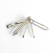 SWISS+TECH Set odvijaca Phillips i ravnih šrafcigera Screwz-all 6u1, Nikl
