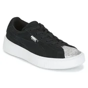 Puma Nizke superge SUEDE PLATFORM GLAM PS Črna