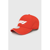 Kapa sa šiltom Puma F1 boja: crvena, s tiskom, 025409