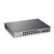 ZyXEL GS1350-18HP, 18 Port managed CCTV PoE switch, long range, 250W (GS1350-18HP-EU0101F)