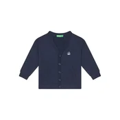 United Colors Of Benetton Pletena jopica 120YG600G Mornarsko modra Regular Fit