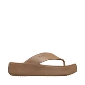 Ženska natikača Crocs Getaway Platform Flip rjava 209410 2JJ, velikost 39-40