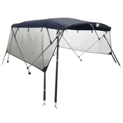 Vidaxl Bimini tenda s 4 loki in stranicami 243x(230-244)x137 cm