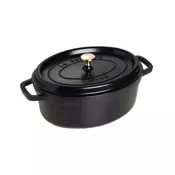 Cocotte oval cooking pot made of cast iron, 27 cm/3.2 l, > -