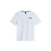 THE NORTH FACE Majica temno zelena / bela