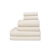 Ugoden komplet brisač MICRO COTTON, 6 kos Smetanasta
