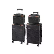 TraveLux Urban XXII set kofer-kolica, crni