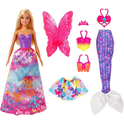 BARBIE Lutka 3u1 Dreamtopia Fairy Dress Up