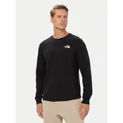 The North Face Majica z dolgimi rokavi Evolution Box Nse NF0A8B68 Črna Regular Fit