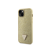 Guess Guess, Trdo ohišje za Apple iPhone 15 Triangle Diamond, Zlata, (21244216)