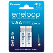 PANASONIC baterije eneloop AA/2B (BK-3MCDE/2CP) 2000mAh white